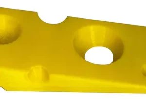 Tope Traba Puerta Diseño Figura Decoración Queso Amarillo Queso Brillante