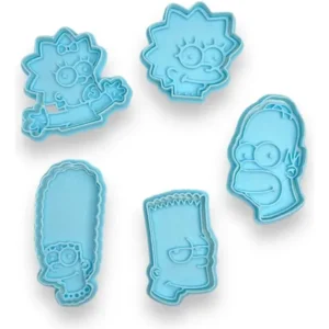 Kit Cortantes De Repostería Galletitas Masa Simpsons