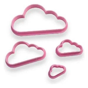 Kit Cortantes Nube Varias Medidas Repostería Galletitas Varios