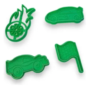 Kit Cortantes + Marcador Hot Wheels Autos Galletita Fondant Varios