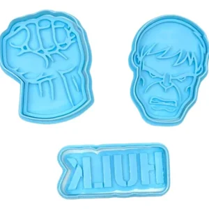 Kit Cortantes De Repostería Galletitas Masa Hulk