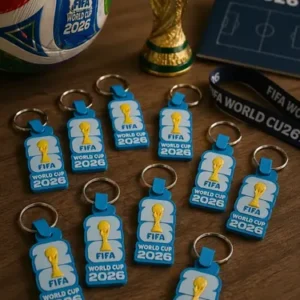 Llaveros Argentina Mundial Fifa 2026 Copa Futbol X10 Unid Celeste