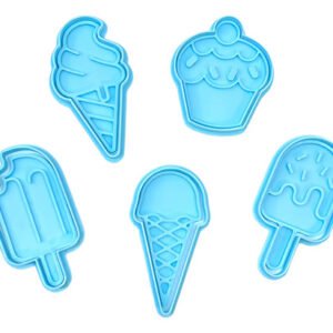 Kit Cortantes Helado Set Heladito Repostería Galletita Masa
