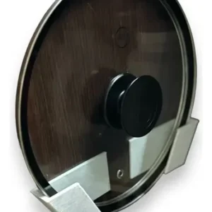 Soporte Organizador Para Tapa Olla Sujeta Ajustable Alacena  Blanco Marfil