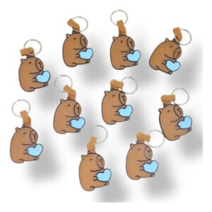 Llaveros Capibara Carpincho Souvenir 3d Cumpleaños X10u