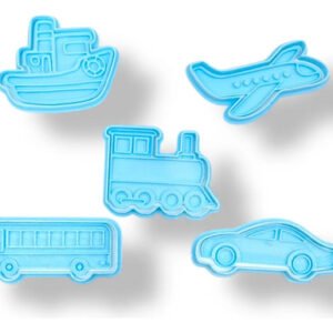 Kit Cortantes Transportes Auto Avion Tren Colectivo Barco Transportes