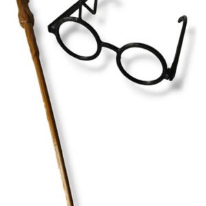 Varita Mágica+anteojos Lentes Harry Potter Disfraz Cotillon