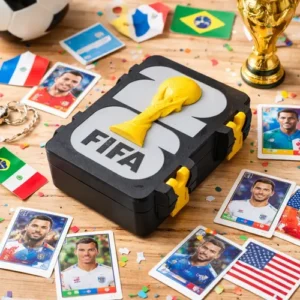 Caja Para Figuritas Mundial Fifa 2026 Organizador Estuche Mundial 2026 Caja De Figuritas Negra
