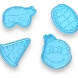 Kit Set Cortantes Repostería Galletitas Masa Tortugas Ninja