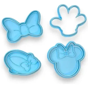 Kit Cortantes Repostería Galletita Masa Minnie Mouse Disney