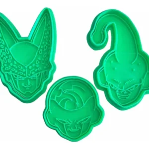 Kit Cortantes Repostería Dragon Ball Freezer Cell Majin Boo