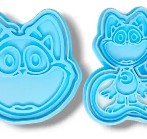 Kit Cortantes Reposteria Catnap Galletita Celeste