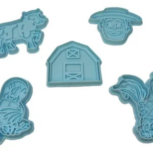 Kit Cortantes Reposteria Granja De Zenon Galleta Galletitas