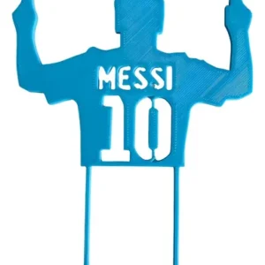Cake Topper Cartel Torta Messi 10 Decoración