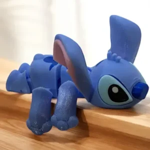 Muñeco Stitch Articulado 3d Lilo Y Stitch Decoracion
