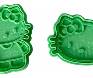 Kit Cortantes Hello Kitty Galletas Reposteria Set Cookies