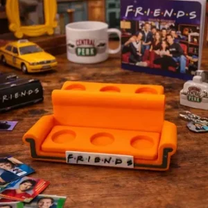 Sofa Sillón Friends Muñecos Colección Mc Donald S Naranja Claro