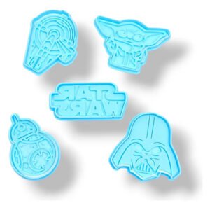 Kit Cortantes De Repostería Galletitas Masa Star Wars