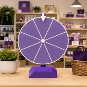 Rueda De La Fortuna 20cm Ruleta Giratoria De Premios Lavanda