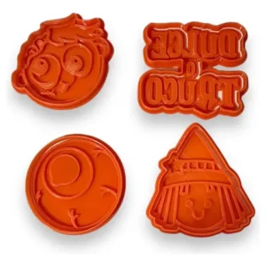 Kit Cortantes De Repostería Galletitas Halloween Bruja