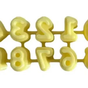 Sello Números Cerámica Arcilla Masa Reposteria 0.8 Cm