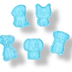 Kit Cortantes Perros Mascota Canes Reposteria Galleta Puede Variar