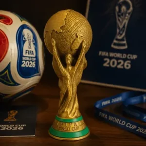 Copa Del Mundo 20cm Mundial Futbol Fifa Qatar Messi Campeon