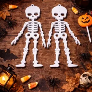 Adorno Halloween Esqueleto Humano Colgante X2 17cm Cotillon