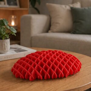 Gusano Antiestres Ansiedad Fidget Rejilla Expandible Rojo