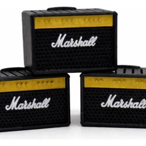 Porta Puas Amplificador Marshall Color Original Negro Fino