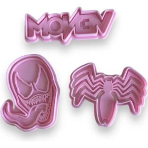 Kit Cortantes De Repostería Galletitas Masa Venom