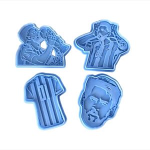 Kit Cortantes Repostería Galletitas Masa Futbol Messi Copa