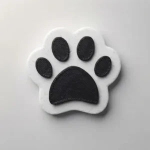 Perchero Flotante Perro Gato Correa Mascota Gancho Colgante Blanco