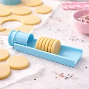Cortante Cake Pops Con Soporte Base Apoyo Molde Plástico Celeste Pastel