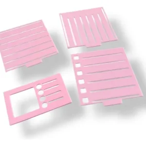 Stencil Plantilla Post It Notas Regla Organizador Oficina
