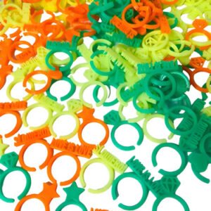Anillos Cotillón Fiesta Casamiento 15años X100 Fluorescentes Multicolor
