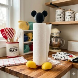 Porta Rollo De Cocina Mickey Disney Decoración 3d Varios