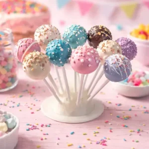 Porta Chupetines Candy Bar Cakepops Mesa Dulce Cumpleaños Cristal