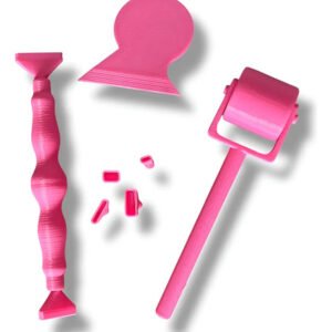 Kit Diamond Painting Lapiz + Puntas+espatula+ Rodillo Multis Rosa