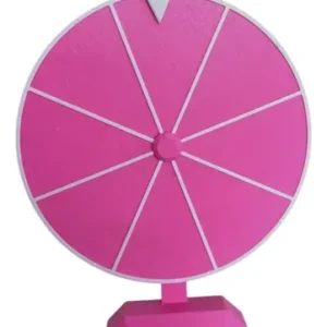 Rueda De La Fortuna 20cm Ruleta Giratoria De Premios Fucsia