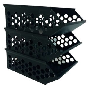 Organizador Gaveta Apilable Plástico Bins X3 Varios Colores