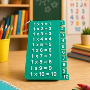 Tablas De Multiplicar Llavero Didactico Matematicas