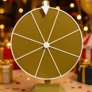 Rueda De La Fortuna 20cm Ruleta Giratoria De Premios Suerte