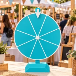 Rueda De La Fortuna 20cm Ruleta Giratoria De Premios Celeste